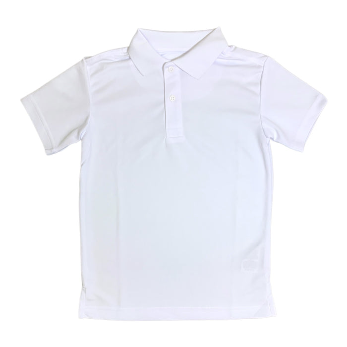 Nautica Boys Short Sleeve Performance Uniform Polo