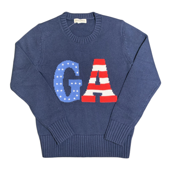 State of Mine Unisex Kid's Patriotic Americana Sweater