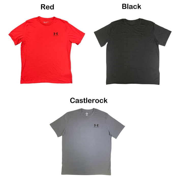 Under Armour Men's Sportstyle Left Chest Short Sleeve Heat Gear T-Shirt, 1326799