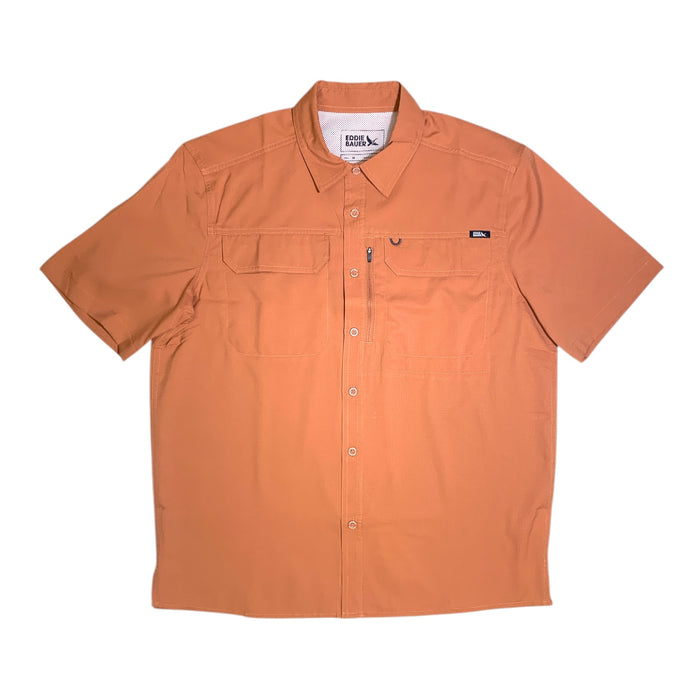 Eddie Bauer Men's Relaxed Fit Lightweight Woven Tech Shirt