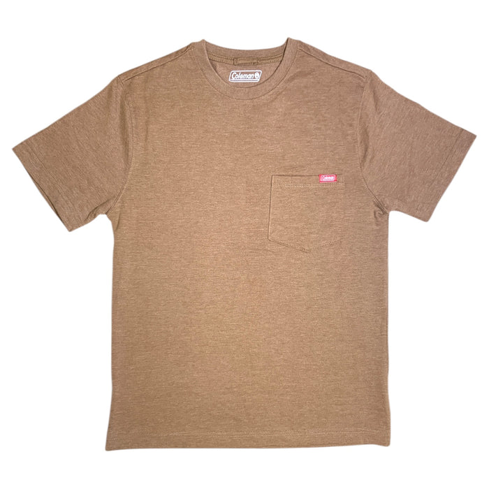 Coleman Men's Heavyweight Cotton Short Sleeve Relaxed Fit Pocket T-Shirt