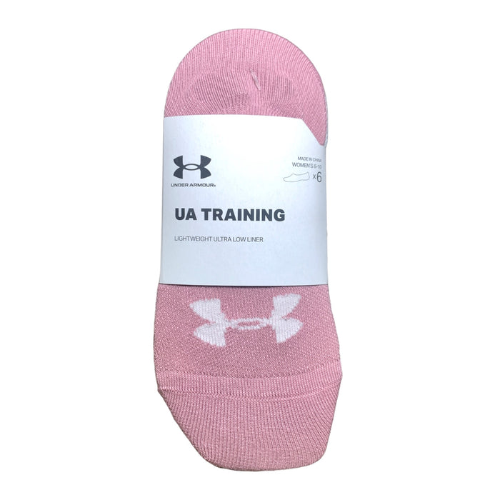 Under Armour Women’s UA Training Lightweight Ultra Low Liner Socks – 6 Pack