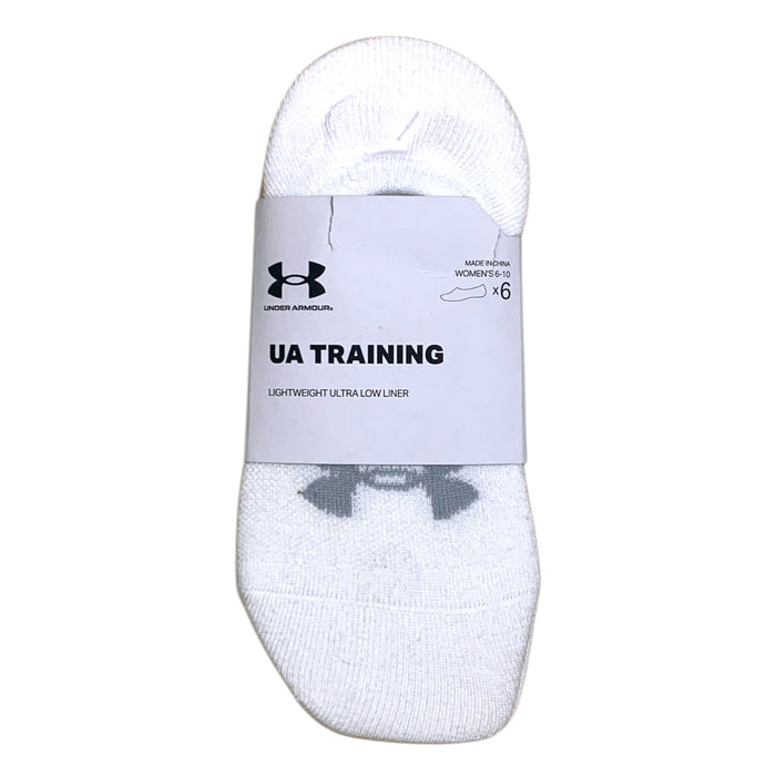 Under Armour Women’s UA Training Lightweight Ultra Low Liner Socks – 6 Pack