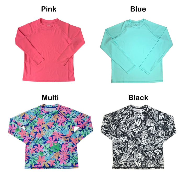 Member's Mark Girls UPF 50+ Long Sleeve Stretch Rashguard