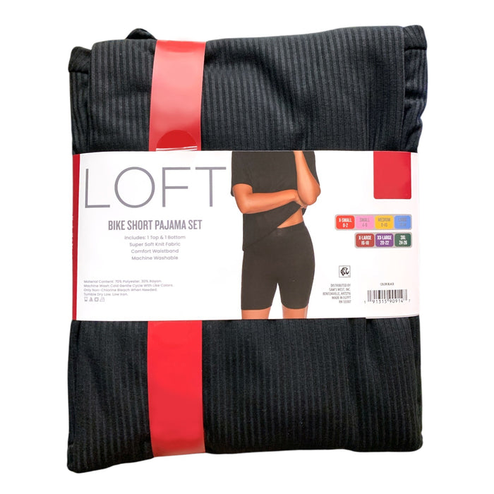 LOFT Women's 2-Piece Bike Short Pajama Set