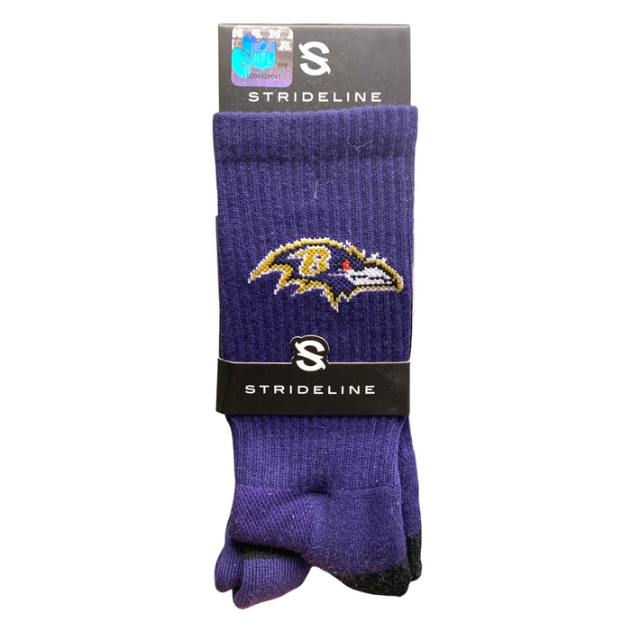 NFL Adult 2-Pack Moisture Wicking Contour Fit Crew Socks