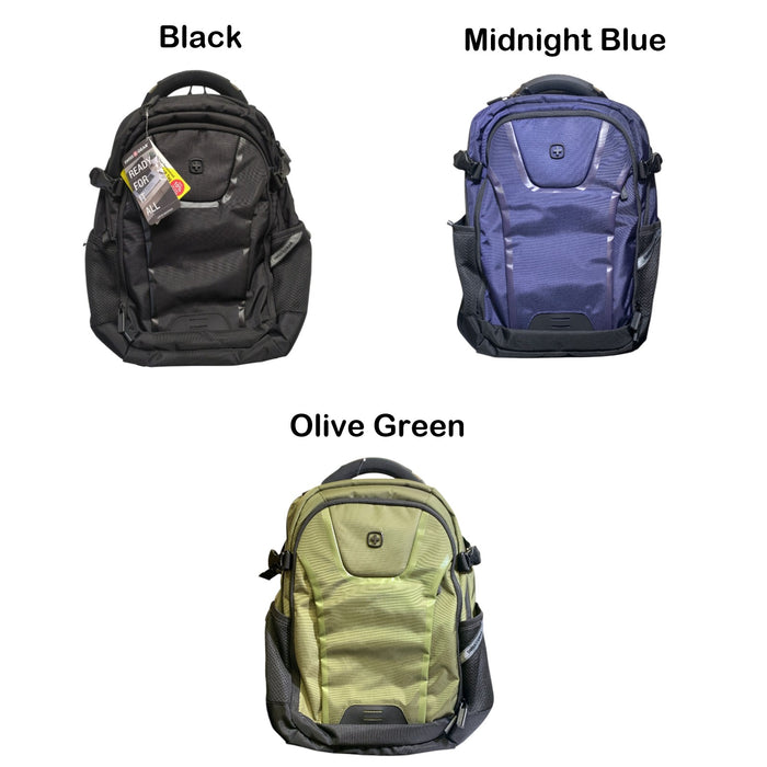 Swissgear 600D Woven Polyester Backpack with Padded Laptop Compartment