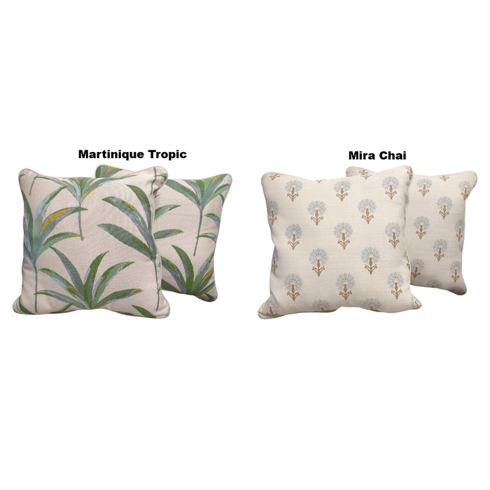 Member's Mark Jacquard Pillows with Sunbrella Fabric, 20in, Set of 2