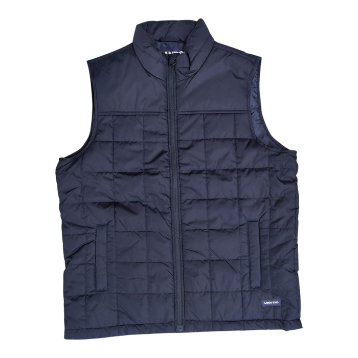 Lands' End Men's Weather Resistant Insulated Quilted Puffer Vest