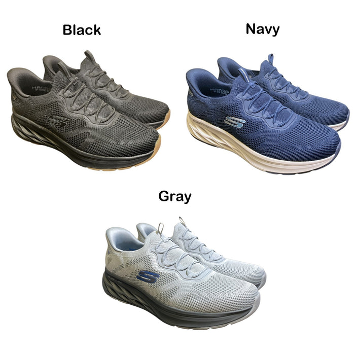Skechers Men's Glide-Lite Hands Free Swift Fit Sneaker – Memory Foam Comfort