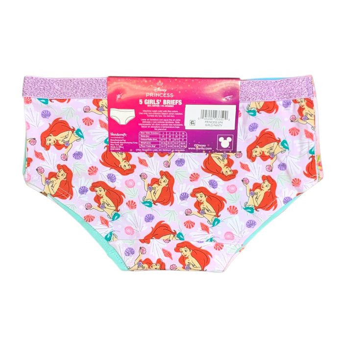 Handcraft Girl's Soft & Breathable Cotton Spandex Character Briefs, 5pk