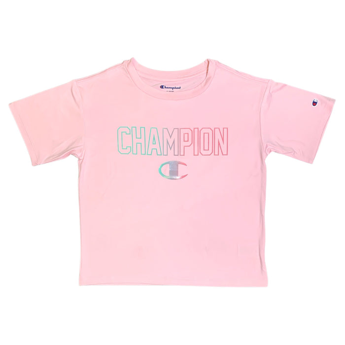 Champion Girl's Active T-Shirt, Boxy Fit Tee, Crewneck