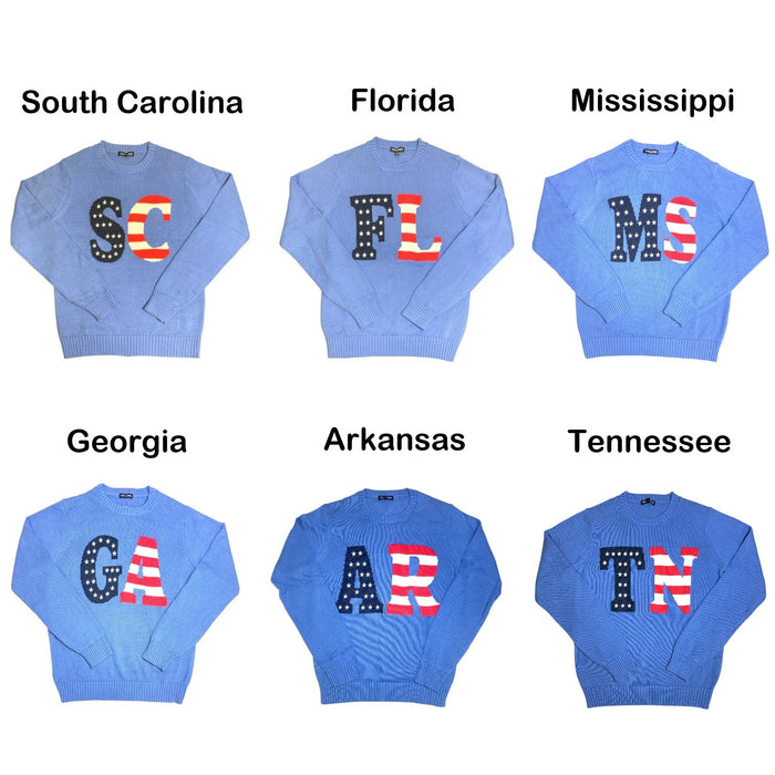 State of Mine Unisex Adult Americana State Sweater