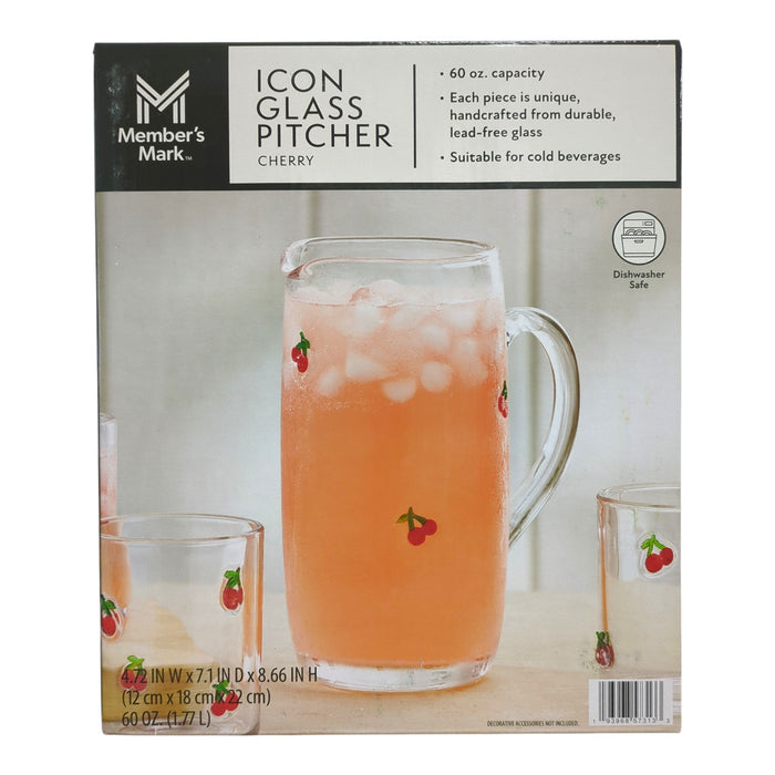 Member's Mark Icon All Occasion Glass Pitcher, 60oz