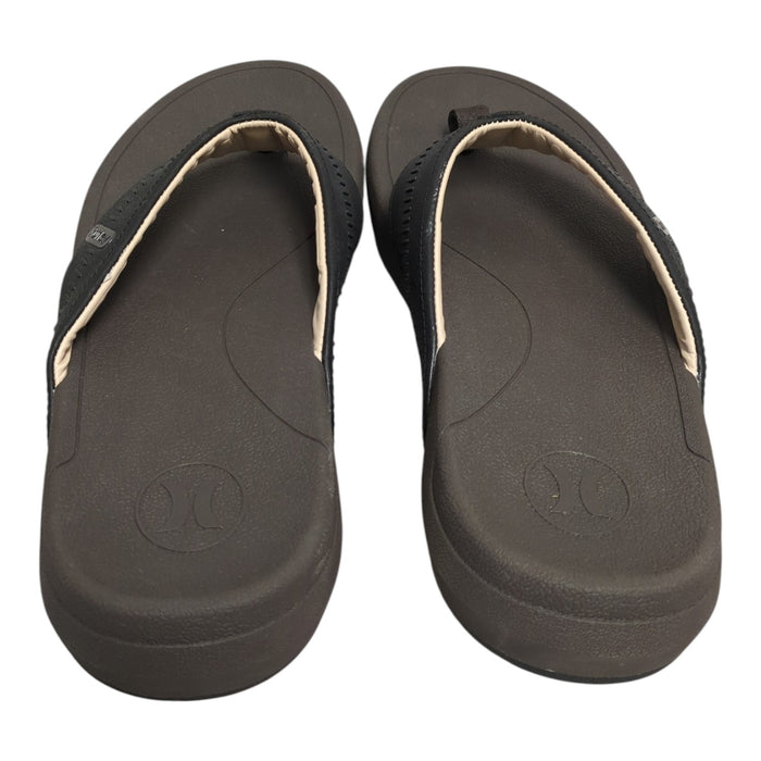 Hurley Men's Padded Strap Wave Non-Slip Outsole Flip-Flop