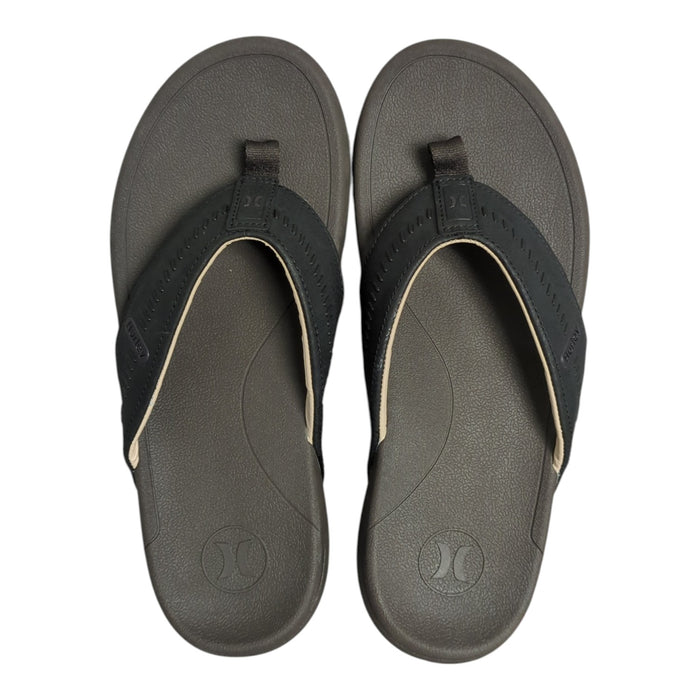 Hurley Men's Padded Strap Wave Non-Slip Outsole Flip-Flop