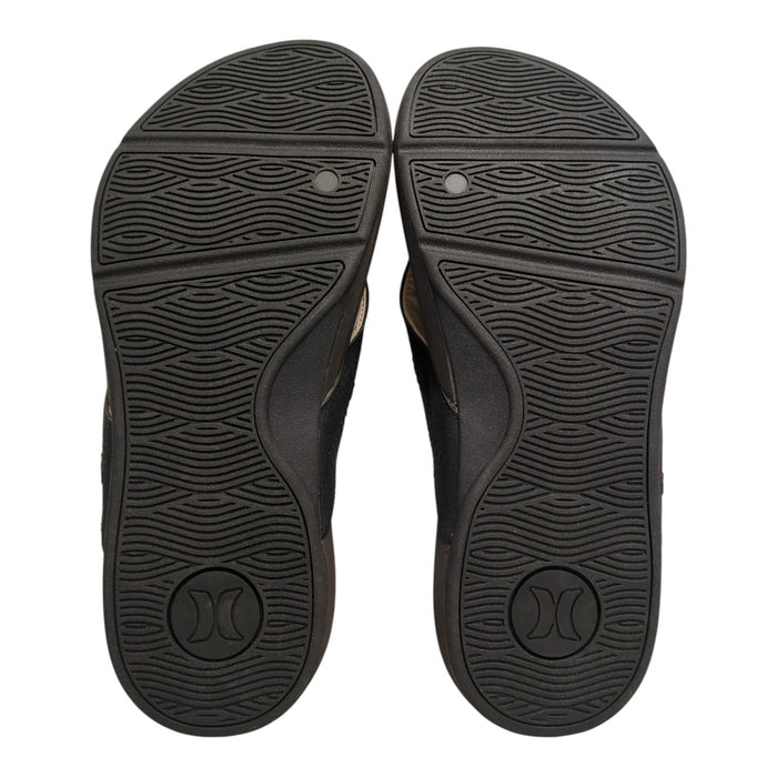 Hurley Men's Padded Strap Wave Non-Slip Outsole Flip-Flop