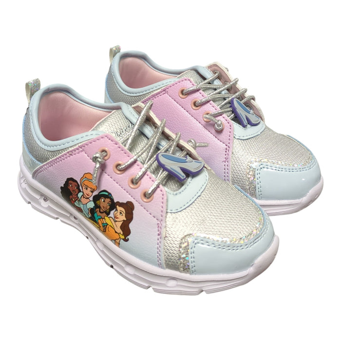 Ground Up Toddler Girls Light-Up Elastic Laced Sneaker