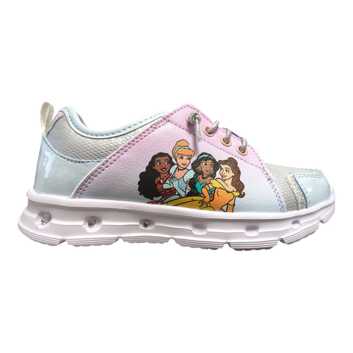 Ground Up Toddler Girls Light-Up Elastic Laced Sneaker