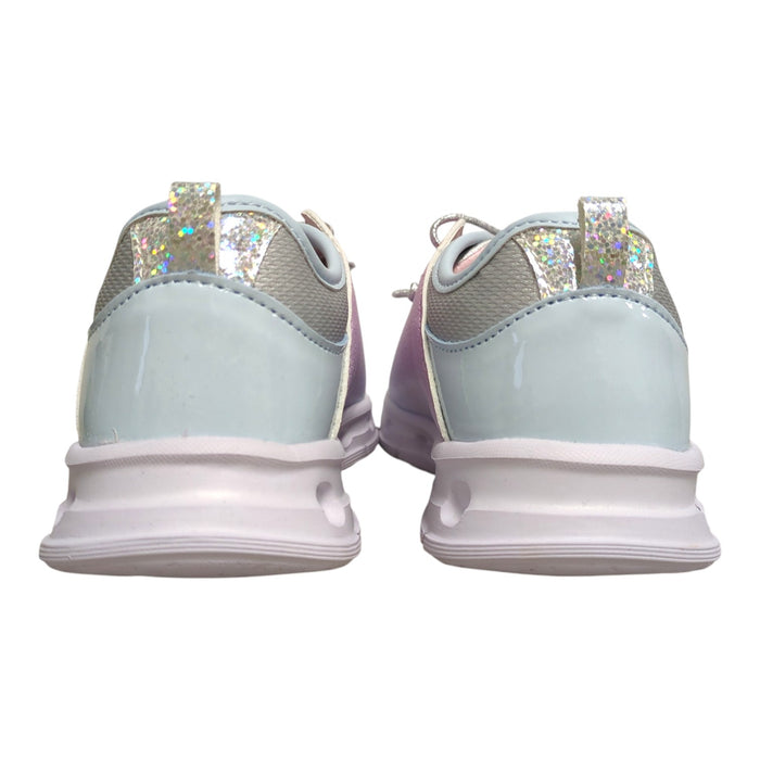 Ground Up Toddler Girls Light-Up Elastic Laced Sneaker