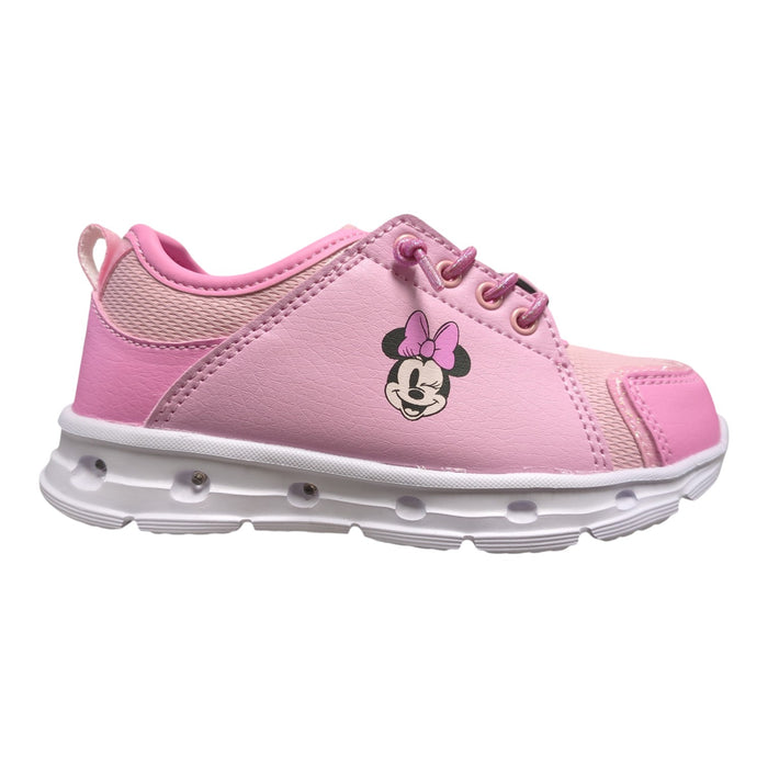 Ground Up Toddler Girls Light-Up Elastic Laced Sneaker