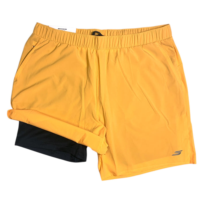 Skechers Men's Performance Short, 7-Inch Inseam with Breathable Inner Short