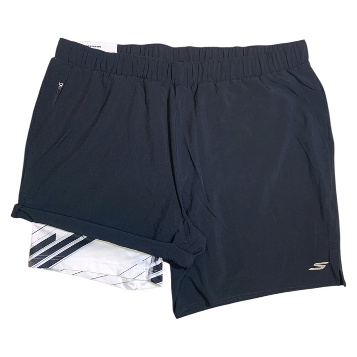 Skechers Men's Performance Short, 7-Inch Inseam with Breathable Inner Short