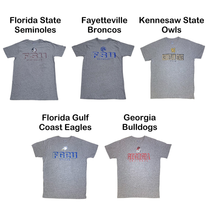 NCAA Men's Crewneck Comfortable Cotton Short Sleeve Graphic Tee