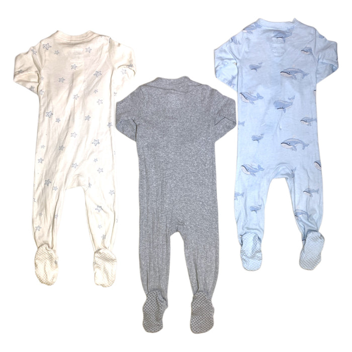 Member's Mark Baby Organic Cotton Sleep & Play Set, 3-Pack