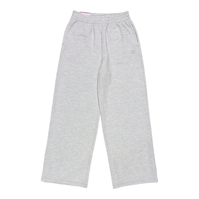 Champion Women's Soft Midweight Air Layer Ribbed Wide Leg Pant