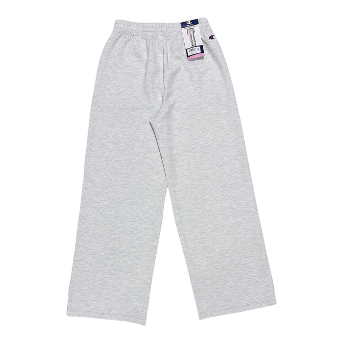 Champion Women's Soft Midweight Air Layer Ribbed Wide Leg Pant