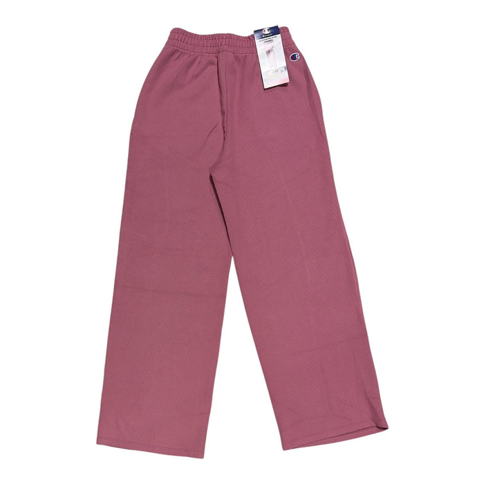 Champion Women's Soft Midweight Air Layer Ribbed Wide Leg Pant