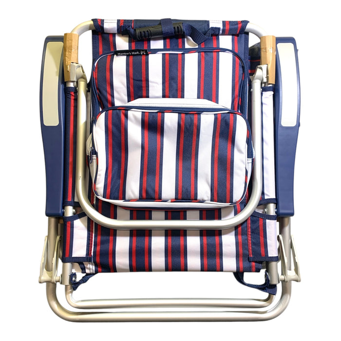 Member's Mark Reclining Beach Chair with Backpack Straps
