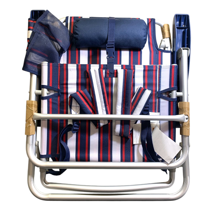 Member's Mark Reclining Beach Chair with Backpack Straps