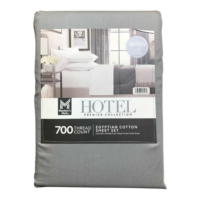 Member's Mark Hotel Premier Collection 700TC Egyptian Cotton Sheet Set, Queen