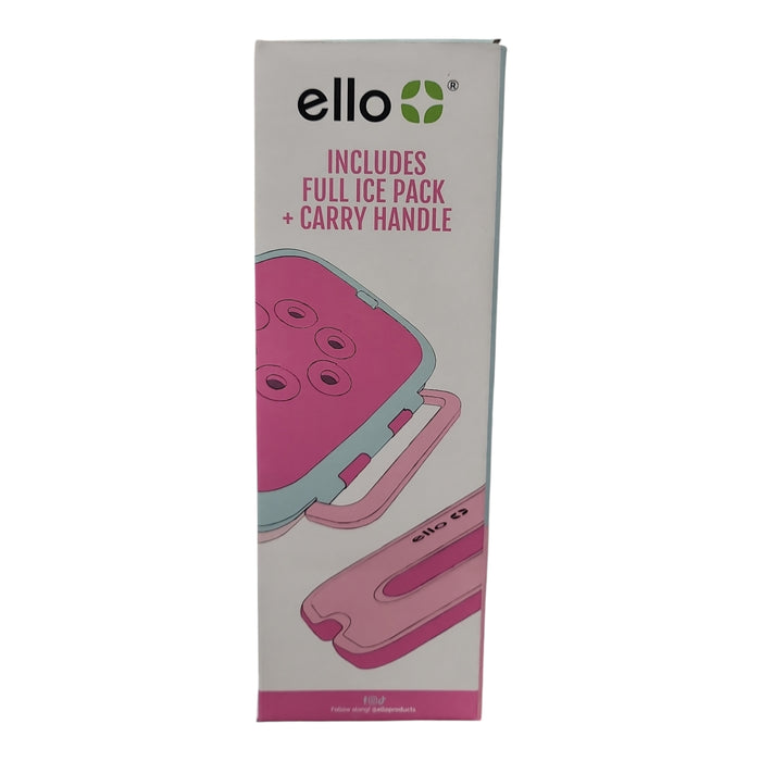 Ello Benni Kids Bento Lunch Box with Carry Handle, Ice Pack & 3 Charms