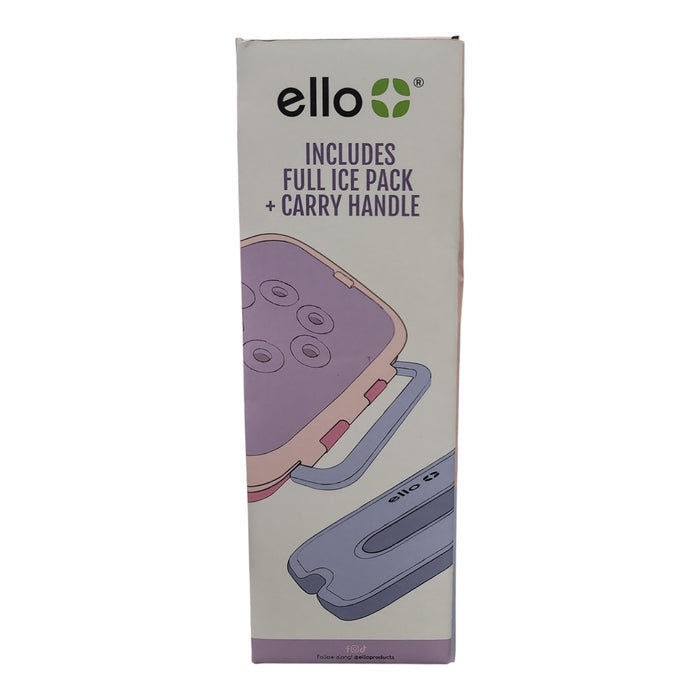 Ello Benni Kids Bento Lunch Box with Carry Handle, Ice Pack & 3 Charms