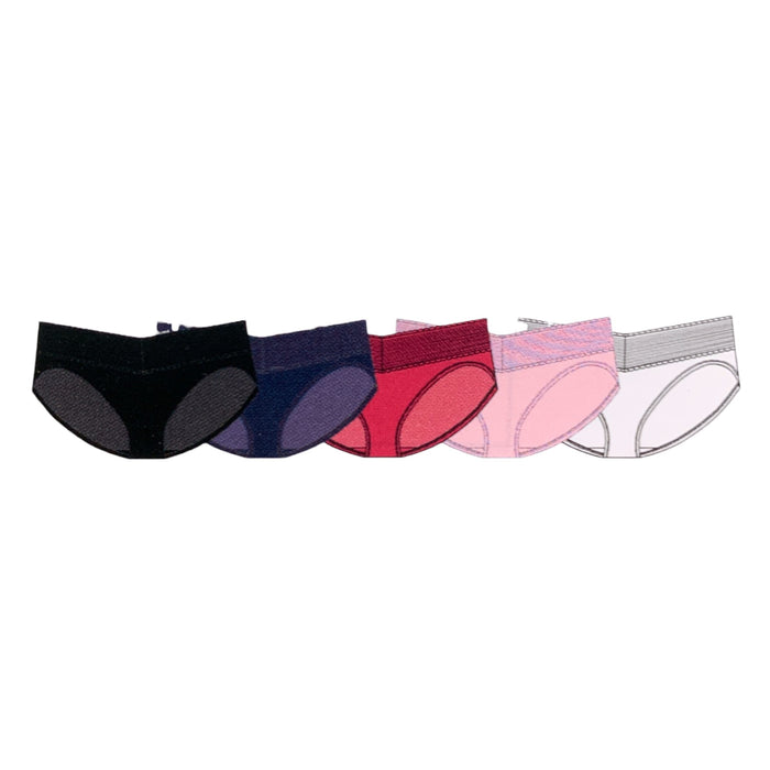 Warners Women's 5-Pack Microfiber Hipster Panty with Lace, Dig-Free Comfort Band