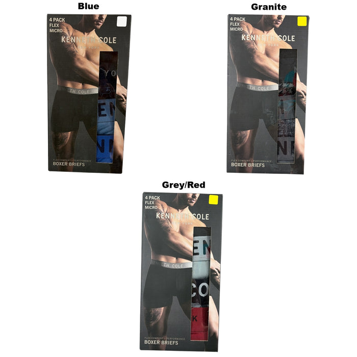 Kenneth Cole Men's 4-Pack Boxer Brief