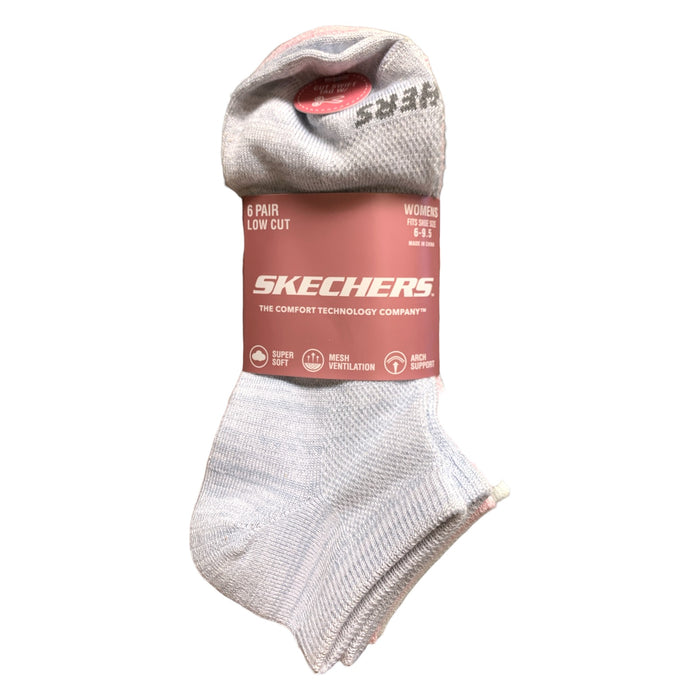 Skechers Women's Low Cut Sock, Super Soft, Arch Support, One Size 6 - 9.5