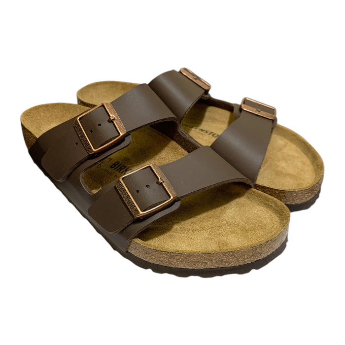 Birkenstock Arizona BS Unisex Birko-Flor Two-Strap Sandal, Natural Cork Footbed