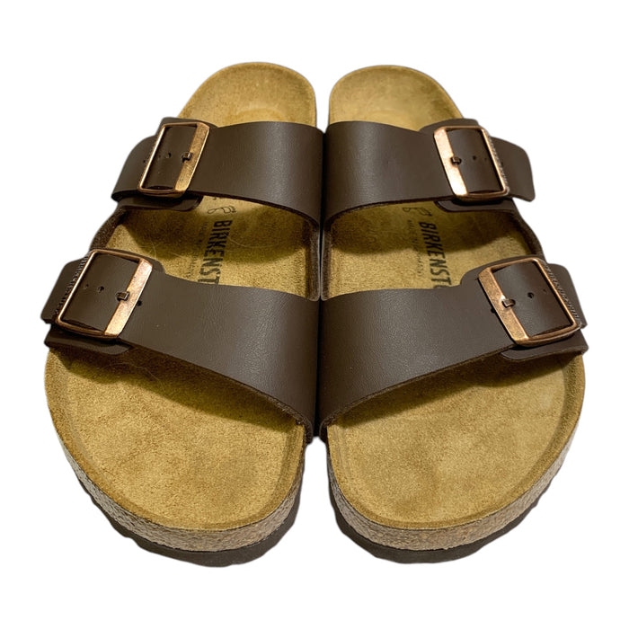 Birkenstock Arizona BS Unisex Birko-Flor Two-Strap Sandal, Natural Cork Footbed