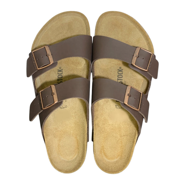 Birkenstock Arizona BS Unisex Birko-Flor Two-Strap Sandal, Natural Cork Footbed