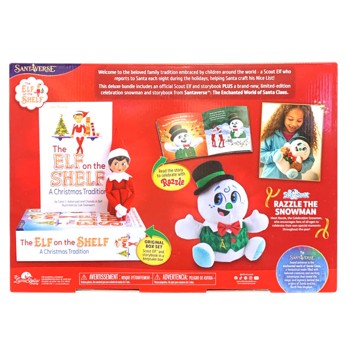 Santaverse Elf on the Shelf Tradition and Snowman 4-Piece Bundle