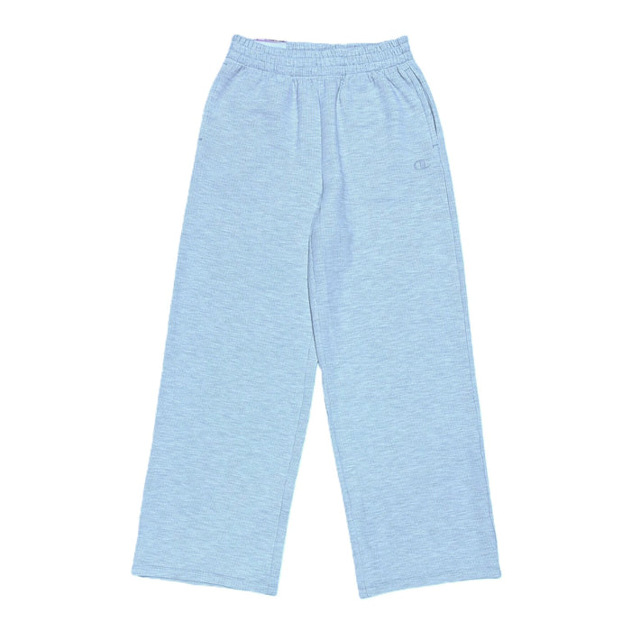 Champion Women's Soft Midweight Air Layer Ribbed Wide Leg Pant