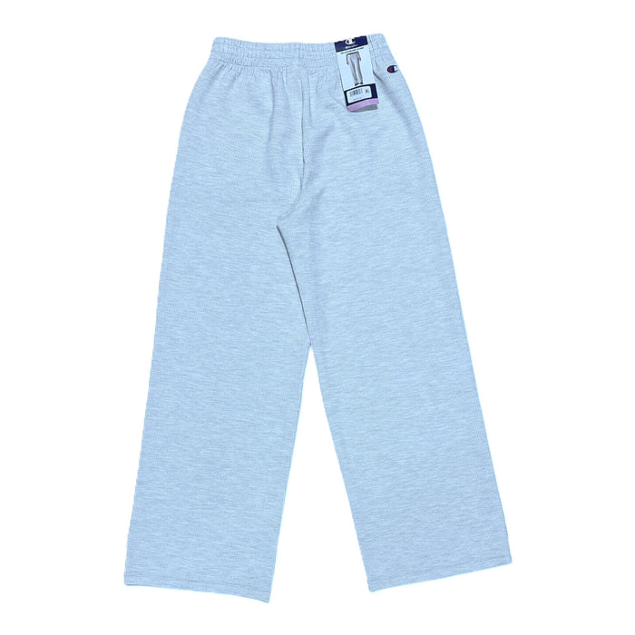 Champion Women's Soft Midweight Air Layer Ribbed Wide Leg Pant