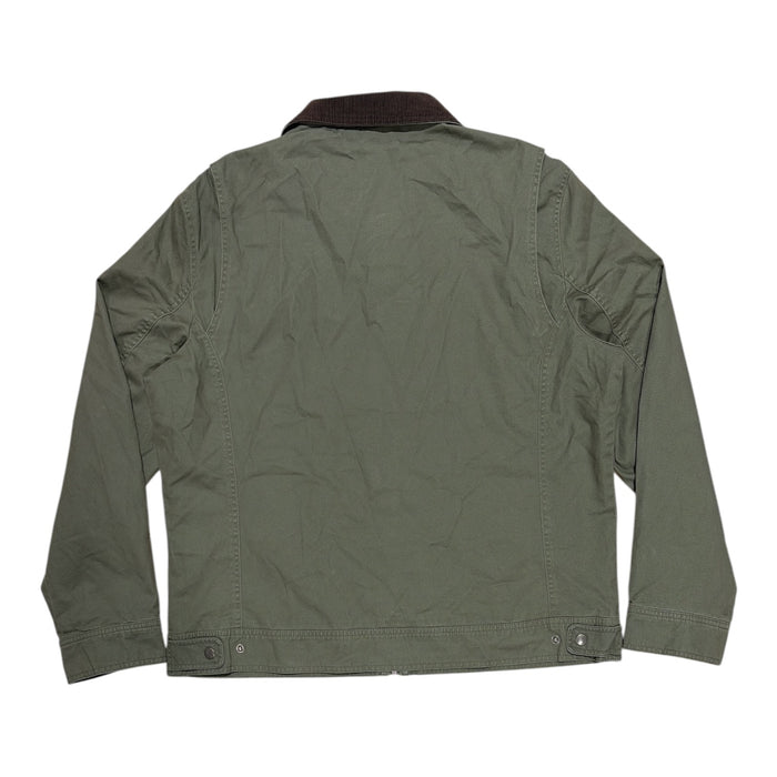 Lucky Brand Mens Classic Fit Washed Cotton Twill Barn Jacket