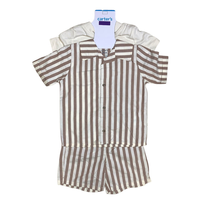 Carter's Baby Boy Short Sleeve 3-Piece Outfit Set - Shirt, Shorts & Bodysuit