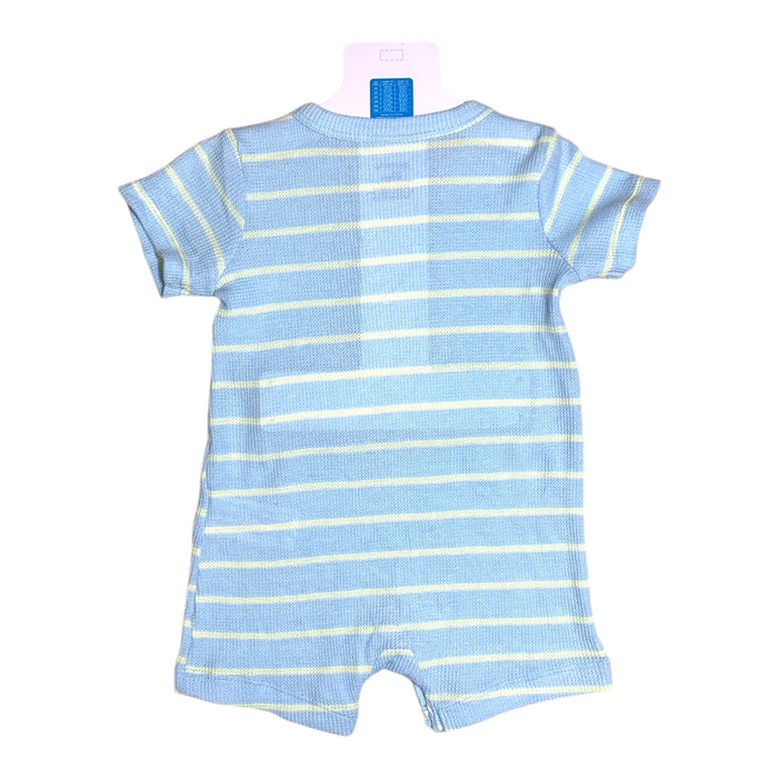 Carter's Baby Boys Short Sleeve Romper with Snap Closures, Machine Washable