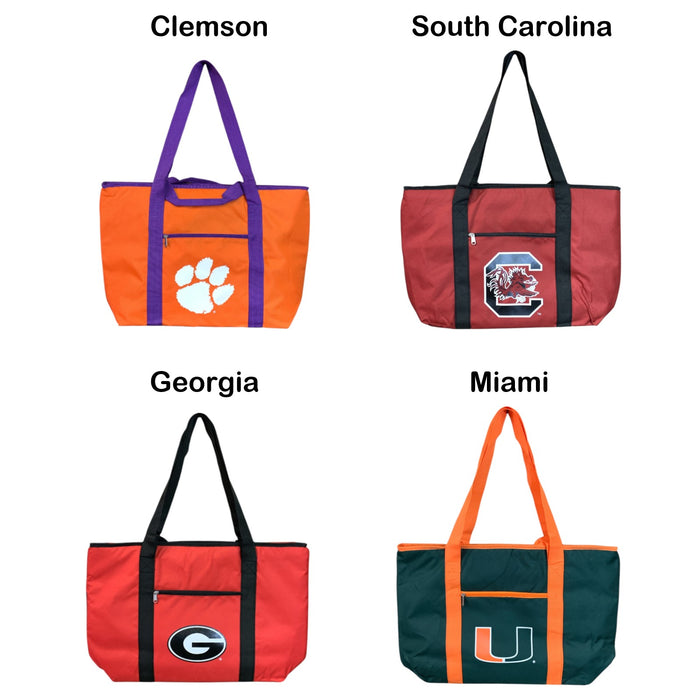 Logo Brands Officially Licensed NCAA Gameday Insulated Tote, Comfort Carry Strap